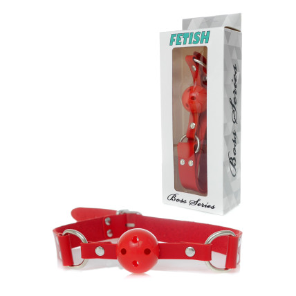 Кляп - Ball Gag Red - Fetish Boss Series Кляп - Ball Gag Red - Fetish Boss Series