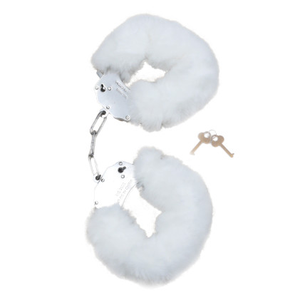 Наручники - Fetish Boss Series Furry Cuffs White Наручники - Fetish Boss Series Furry Cuffs White