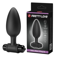 Анальна пробка - Pretty Love Vibra Butt Plug II Black