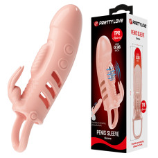 Насадка на член - Pretty Love Sloane Vibrating Penis Sleeve Flesh Насадка на член - Pretty Love Sloane Vibrating Penis Sleeve Flesh