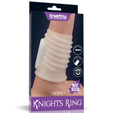 Насадка на член - Vibrating Spiral Knights Ring White Насадка на член - Vibrating Spiral Knights Ring White