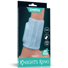 Насадка на член - Vibrating Ridge Knights Ring Blue Насадка на член - Vibrating Ridge Knights Ring Blue