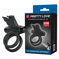 Ерекційне кільце - Pretty Love Passionate Ring IX Black Ерекційне кільце - Pretty Love Passionate Ring IX Black