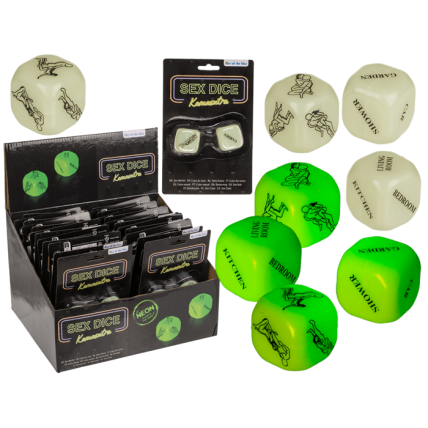 Кубики неонові Sex Dice Kamasutra Neon, 2 шт. Кубики неонові Sex Dice Kamasutra Neon, 2 шт.