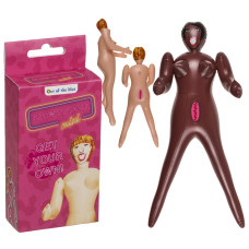 Надувна міні лялька Mini Blow Up Doll Mini Brunette, 66 см Надувна міні лялька Mini Blow Up Doll Mini Brunette, 66 см