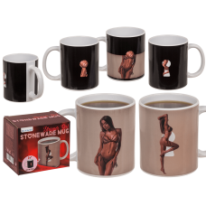 Чашка з термоефектом Stoneware Mug Stripper Girl, 300 мл