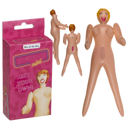 Надувна міні лялька Mini Blow-Up Doll Blond Hair, 66 см