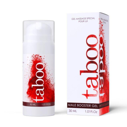 Крем для збільшення члену - Taboo Male Booster Gel, 30 мл Крем для збільшення члену - Taboo Male Booster Gel, 30 мл