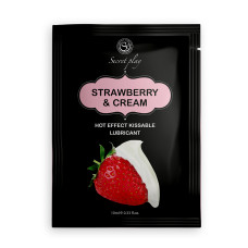 Лубрикант - Secret Play Strawberry & Cream, 10 мл Лубрикант - Secret Play Strawberry & Cream, 10 мл