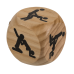 Дерев'яний кубик Kama Sutra Wooden Dice, 6x6 см Дерев'яний кубик Kama Sutra Wooden Dice, 6x6 см