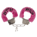 Плюшеві наручники та маска для очей Wild Bitch Pink Плюшеві наручники та маска для очей Wild Bitch Pink