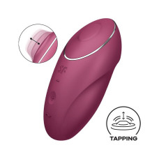 Кліторальний стимулятор - Satisfyer Tap & Climax 1 Red Кліторальний стимулятор - Satisfyer Tap & Climax 1 Red
