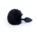 Анальна пробка - Jewellery Silicon PLUG Bunny Tail Black Анальна пробка - Jewellery Silicon PLUG Bunny Tail Black
