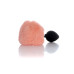 Анальна пробка - Bunny Tail Silicone Black Plug Peach Анальна пробка - Bunny Tail Silicone Black Plug Peach