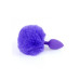 Анальна пробка - Jewellery Silicon PLUG Bunny Tail Purple Анальна пробка - Jewellery Silicon PLUG Bunny Tail Purple