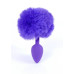 Анальна пробка - Jewellery Silicon PLUG Bunny Tail Purple Анальна пробка - Jewellery Silicon PLUG Bunny Tail Purple