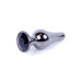Анальна пробка - Jewellery Dark Silver BUTT PLUG- Black Анальна пробка - Jewellery Dark Silver BUTT PLUG- Black