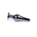 Анальна пробка - Jewellery Dark Silver BUTT PLUG- Green