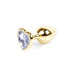 Анальна пробка - Jewellery Gold Heart Plug Clear Анальна пробка - Jewellery Gold Heart Plug Clear