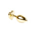Анальна пробка - Jewellery Gold Heart Plug Light Blue Анальна пробка - Jewellery Gold Heart Plug Light Blue