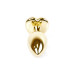 Анальна пробка - Jewellery Gold Heart Plug Light Blue Анальна пробка - Jewellery Gold Heart Plug Light Blue