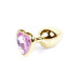 Анальна пробка - Jewellery Gold Heart Plug Rose Анальна пробка - Jewellery Gold Heart Plug Rose