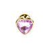 Анальна пробка - Jewellery Gold Heart Plug Rose Анальна пробка - Jewellery Gold Heart Plug Rose