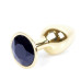 Анальна пробка - Jewellery Gold PLUG Black Анальна пробка - Jewellery Gold PLUG Black