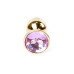 Анальна пробка - Jewellery Gold Plug Rose Анальна пробка - Jewellery Gold Plug Rose