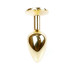 Анальна пробка - Jewellery Gold Plug Red