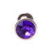 Анальна пробка - Jewellery Red Gold Plug Purple Анальна пробка - Jewellery Red Gold Plug Purple