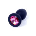 Анальна пробка - Silikon Plug Jewellery Black Small Анальна пробка - Silikon Plug Jewellery Black Small