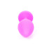 Анальна пробка - Jewellery Pink Silicon PLUG Medium Light Blue Diamond Анальна пробка - Jewellery Pink Silicon PLUG Medium Light Blue Diamond