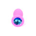 Анальна пробка - Silikon Plug Jewellery Pink Small Анальна пробка - Silikon Plug Jewellery Pink Small