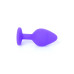 Анальна пробка - Jewellery Purple Silicon PLUG Medium Red Diamond Анальна пробка - Jewellery Purple Silicon PLUG Medium Red Diamond