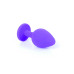 Анальна пробка - Jewellery Purple Silicon PLUG Medium Red Diamond Анальна пробка - Jewellery Purple Silicon PLUG Medium Red Diamond