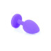 Анальна пробка - Silikon Purple Plug Small Red Diamond Анальна пробка - Silikon Purple Plug Small Red Diamond