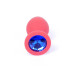 Анальна пробка - Silikon Plug Jewellery Red Medium Анальна пробка - Silikon Plug Jewellery Red Medium