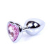 Анальна пробка - Jewellery Silver Heart PLUG Rose Анальна пробка - Jewellery Silver Heart PLUG Rose