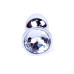 Анальна пробка - Jewellery Silver Plug Clear Анальна пробка - Jewellery Silver Plug Clear