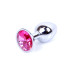 Анальна пробка - Jewellery Silver Plug Pink