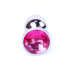Анальна пробка - Jewellery Silver Plug Pink