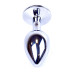 Анальна пробка - Jewellery Silver Plug Red Анальна пробка - Jewellery Silver Plug Red