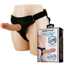 Страпон - Pretty Love Harness Briefs Stark Страпон - Pretty Love Harness Briefs Stark