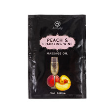 Масажна олійка - Secret Play Peach & Sparkling Wine, 10 мл Масажна олійка - Secret Play Peach & Sparkling Wine, 10 мл