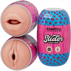 Мастурбатор - Slider Double-Ended Masturbator Mouth and Vagina Flesh Мастурбатор - Slider Double-Ended Masturbator Mouth and Vagina Flesh