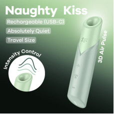 Кліторальний стимулятор - Satisfyer Naughty Kiss