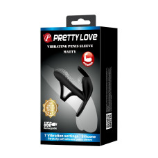Насадка на член - Pretty Love Vibrating Penis Sleeve MATTY Насадка на член - Pretty Love Vibrating Penis Sleeve MATTY