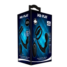 Анальна пробка з ерекційним кільцем - Mr Play Remote Control Vibrating Prostate Massager Анальна пробка з ерекційним кільцем - Mr Play Remote Control Vibrating Prostate Massager