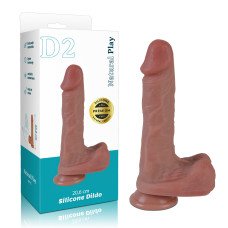 Фалоімітатор - Erospace Natural Play Silicone Dildo D2, 20.6 см Фалоімітатор - Erospace Natural Play Silicone Dildo D2, 20.6 см